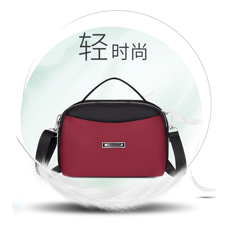 Túi xách nữ Túi đeo chéo Mini màu đen phong cách Hàn Quốc thời trang cho nữ-77