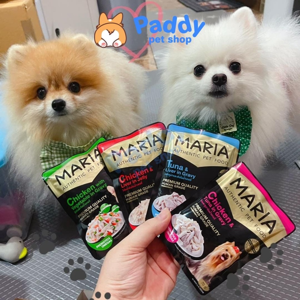 Pate Maria Dog Cao Cấp Cho Chó 70g (Best Seller tại Thái Lan)