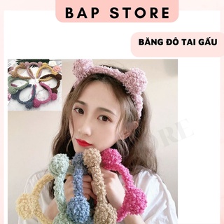 Băng đô , bờm lông cừu tai gấu xinh xắn cute