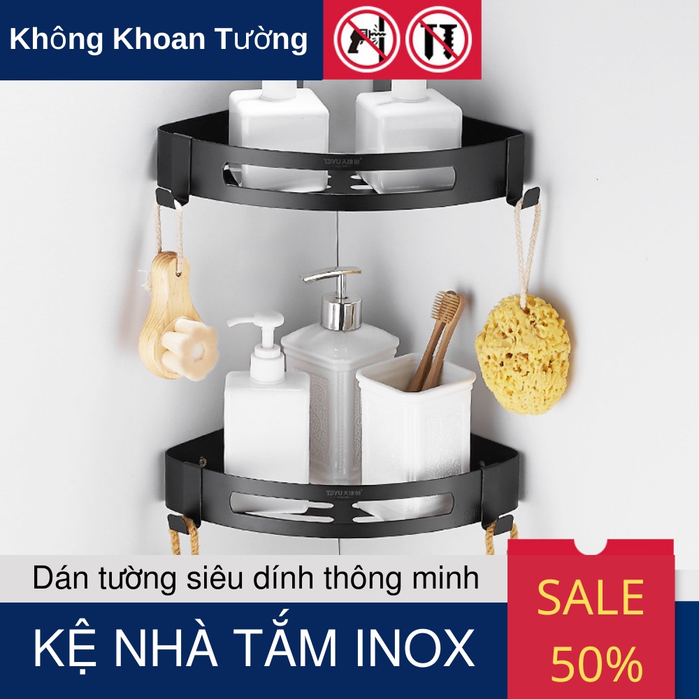 Kệ Góc Nhà Tắm, Giá Để Đồ Nhà Bếp Inox Không GỈ ATILA SHOP