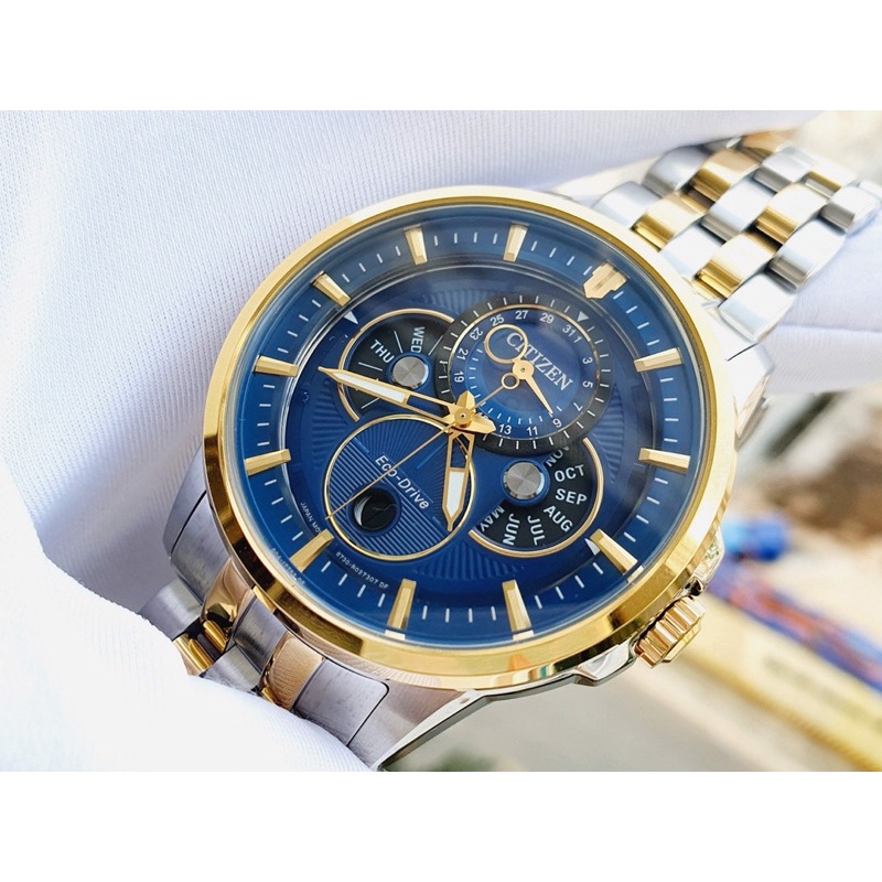 ĐỒNG HỒ NAM CHÍNH HÃNG Citizen BU0054-52L Eco-Drive MoonPhase