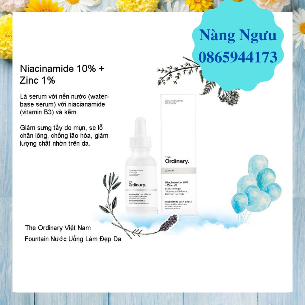 Serum Ngừa Mụn, Tinh chất Ngừa mụn thâm The Ordinary Niacinamide 10% + Zinc 1% Chính Hãng | BigBuy360 - bigbuy360.vn