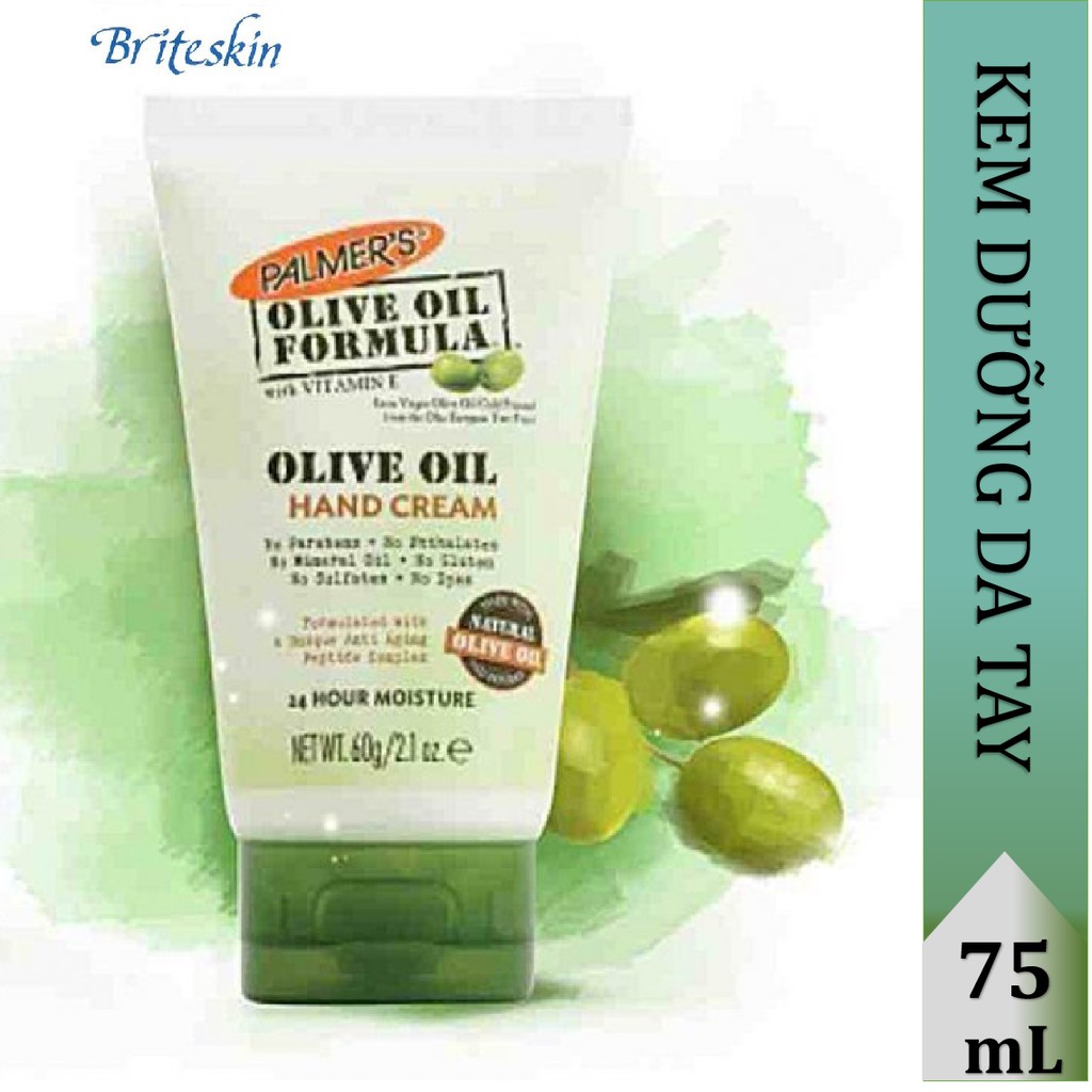 Kem Dưỡng Da Tay Ngăn Ngừa Lão Hóa & Dưỡng Ẩm Chuyên Sâu Palmer’s Hand Cream (Tuyp 60g) | BigBuy360 - bigbuy360.vn