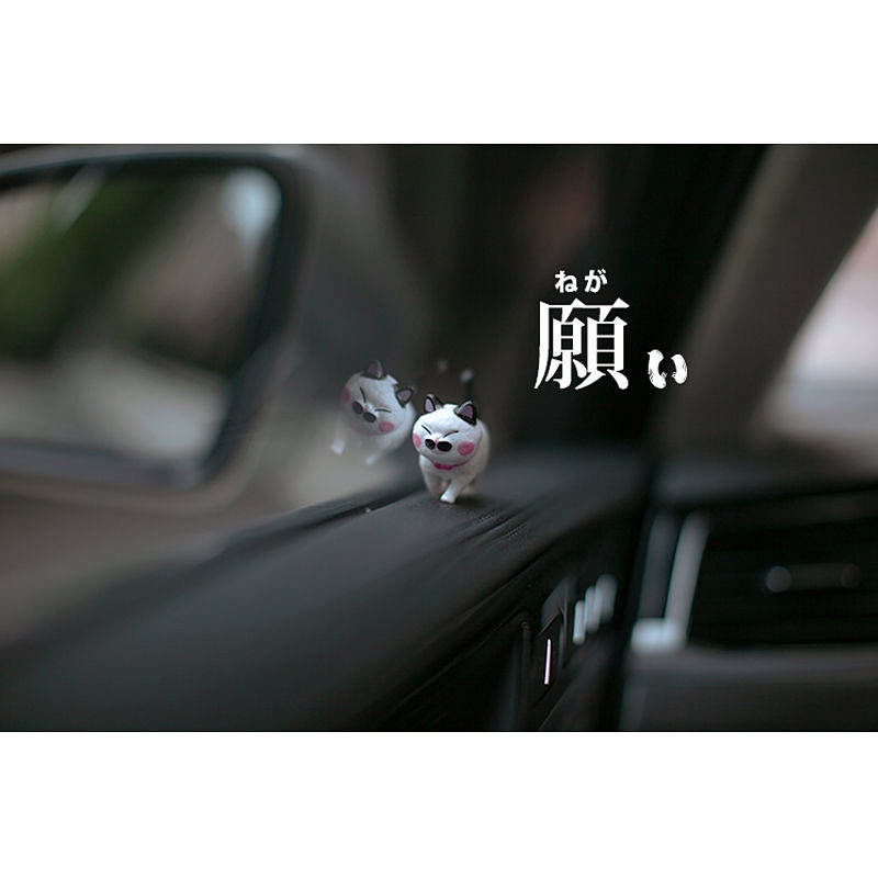 Cute Japanese Style Kitten Doll Car Decoration inside the Car Car Dashboard Instrument Panel Decoration Supplies Fqqq