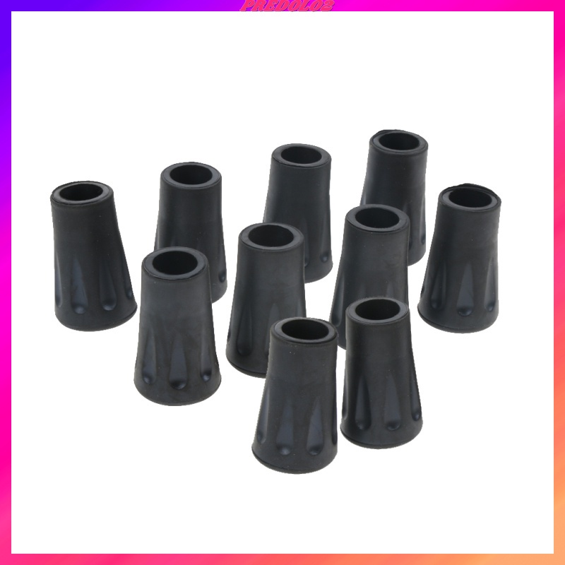 [Hàng mới về] Set 10 đầu cao su gắn gậy đi bộ chống trượt tiện lợi