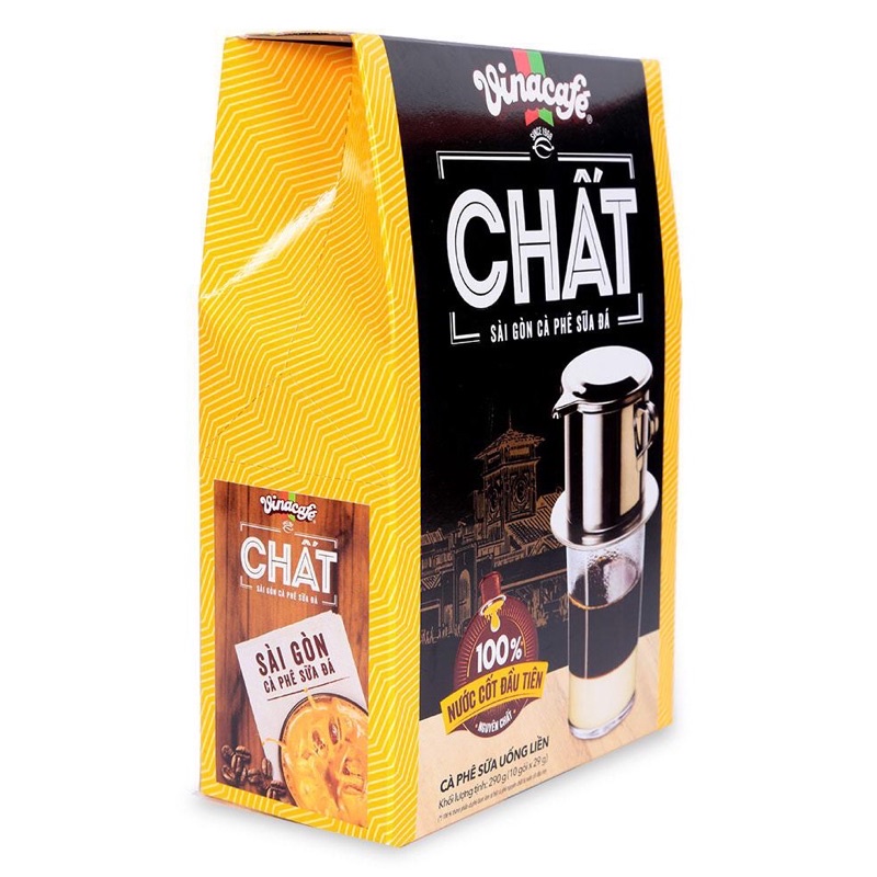 Cà phê sữa đá VinaCafé Chất Sài Gòn 290g (10 gói x 29g)