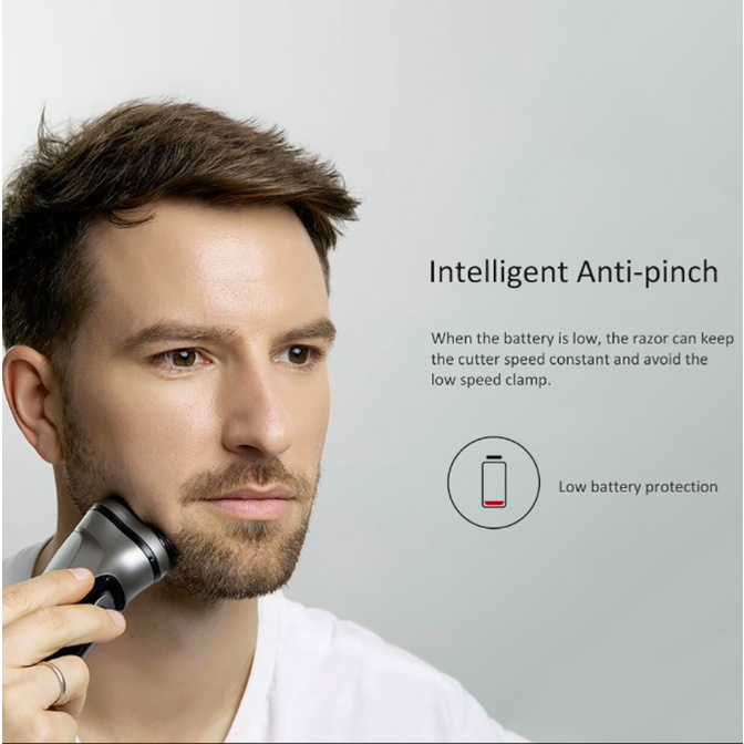 Máy cạo râu XiaomiYoupin ENCHEN Blackstone Shaver đầu dao cạo nổi 3D cạo sạch