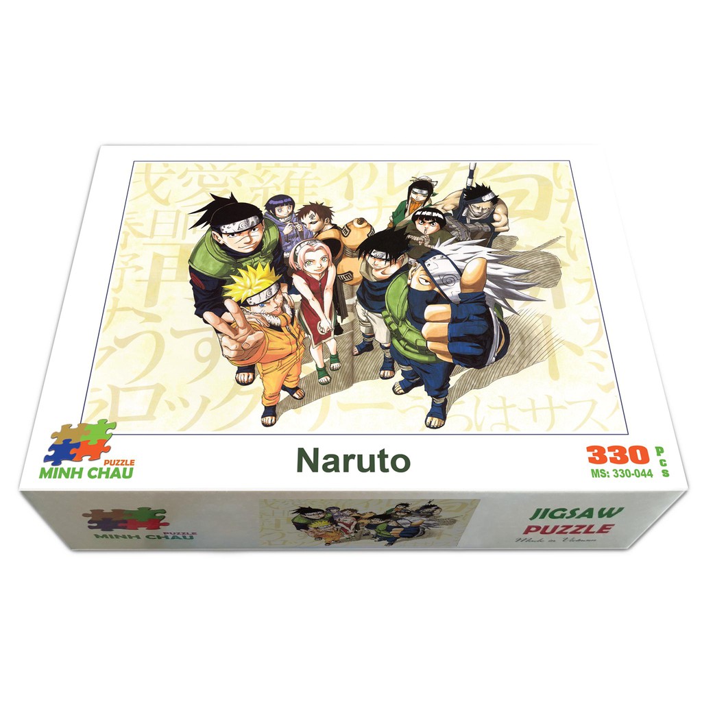 Bộ tranh xếp hình jigsaw puzzle cao cấp 330 mảnh ghép của liên kết mua– Naruto (30x44cm)