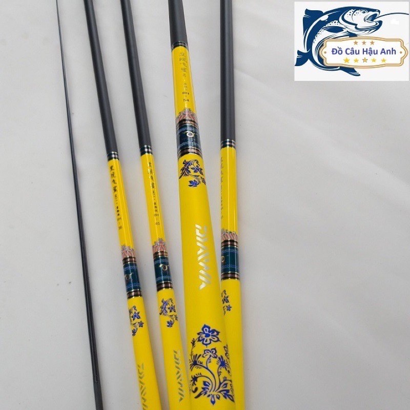 Cần câu tay 8H dài 6m3 DAIWA tải cá 10kg y hình giá rẻ + bền giá rẻ 9kka5rbal