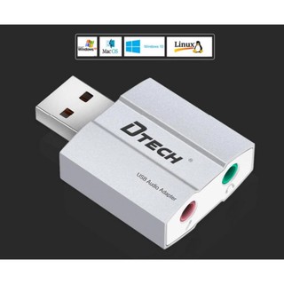 Cạc USB âm thanh (SOUND) DTECH DT-6006-VI TÍNH TH
