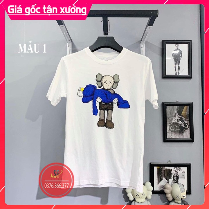 Áo thun KAWS phông unisex nam nữ thun cotton mềm mịn đủ size cho cả gia đình GD326T | SG