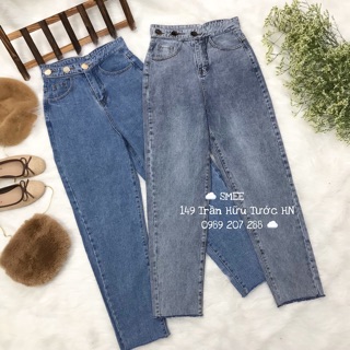 Quần baggy 3 khuy cạp