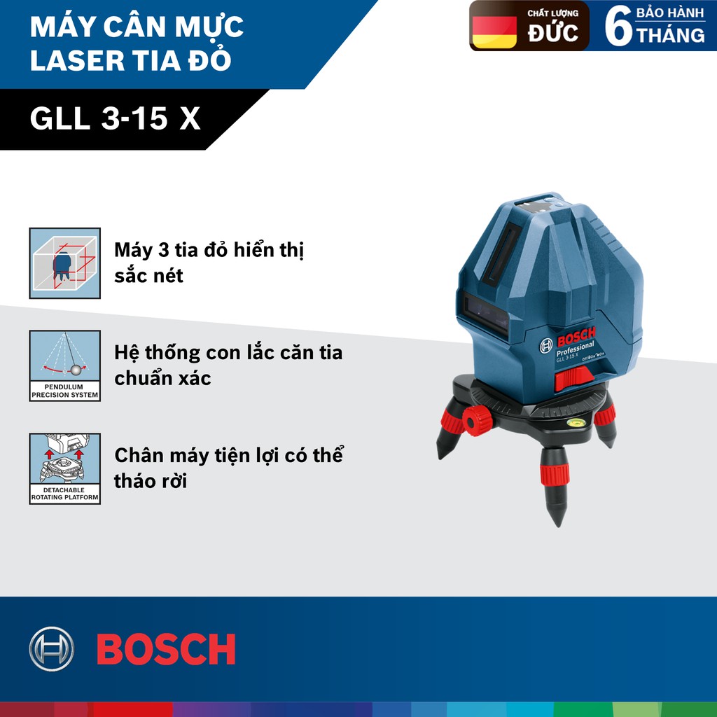 Máy cân mực Laser Bosch-GLL 3-15X - Bosch-GLL 3-15X