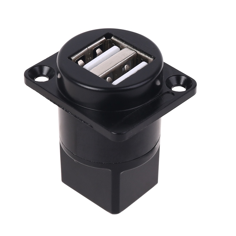 Ổ Cắm USB 2 0 Màu Đen Bằng Kim Loại Tiện Dụng