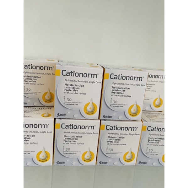 NHŨ TƯƠNG NHỎ MẮT CATIONORM DƯỠNG ẨM, BÔI TRƠN MẮT