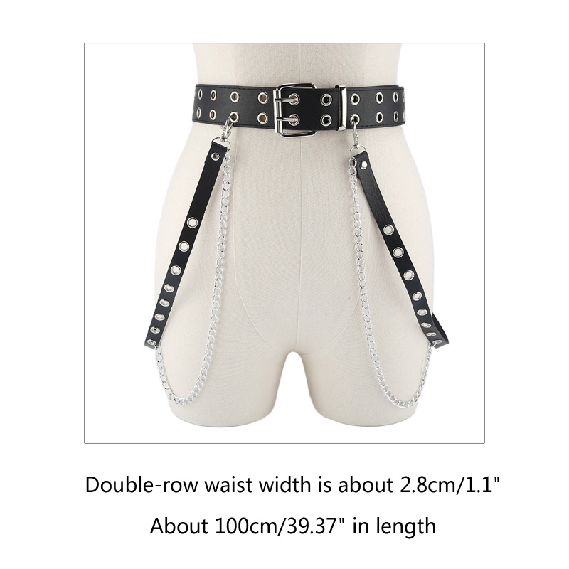 Thắt Lưng Da PU Màu Trơn Khóa Hợp Kim Thời Trang Cho Nữ