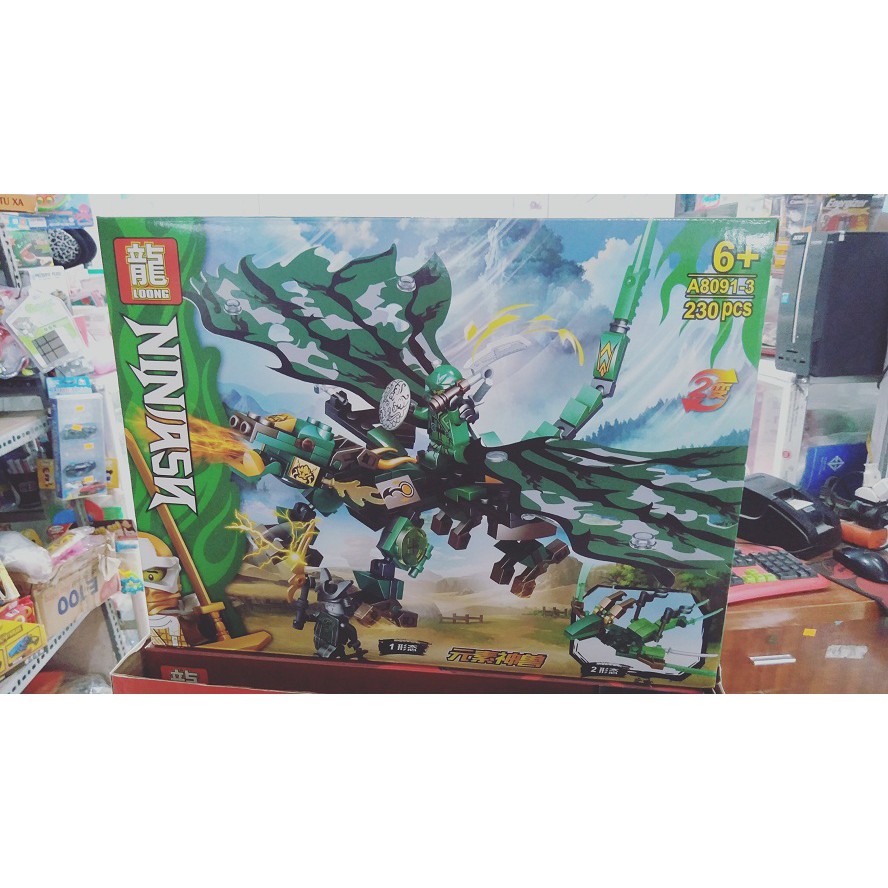 Bộ Ninjago_Lego Ninja Xếp Hình Rồng Chiến Đấu Thế Hệ Mới (220 - 230 mảnh)-Legoxanh