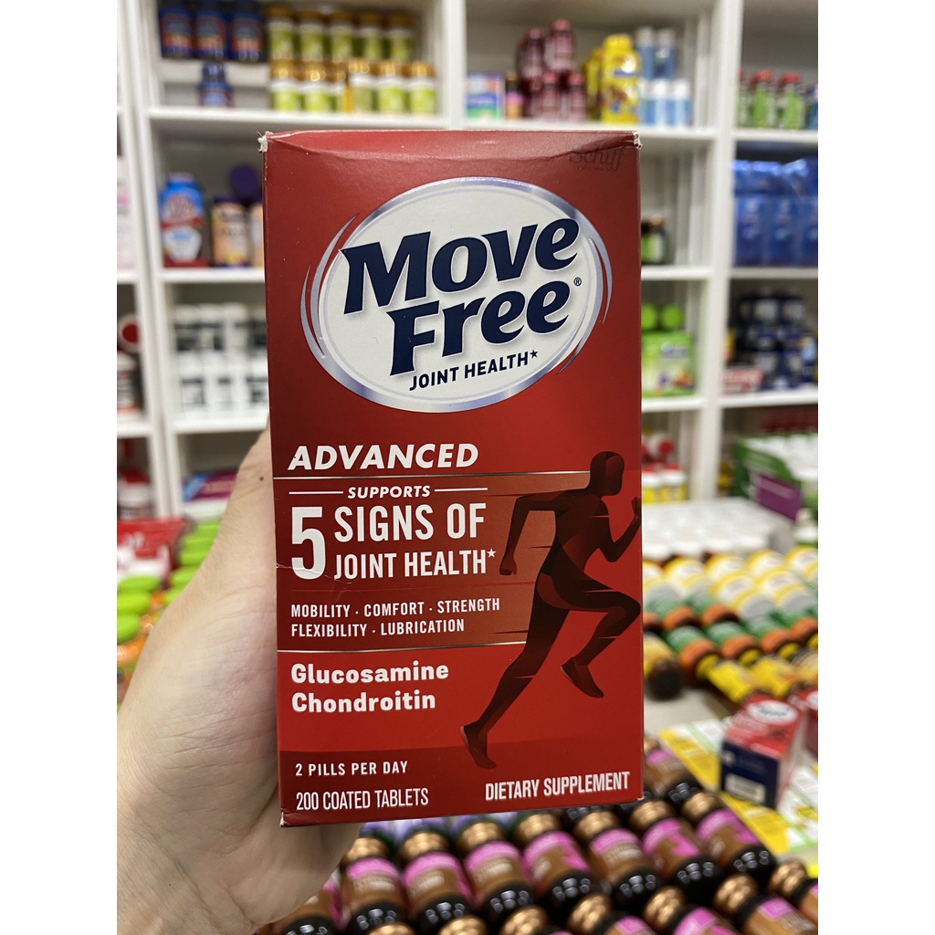 Viên uống bổ khớp, hỗ trợ xương khớp và t.r.ị đau khớp Schiff Move Free Joint Health Advanced ( 200 viên ) _ NHẬP MỸ 🗽✈️