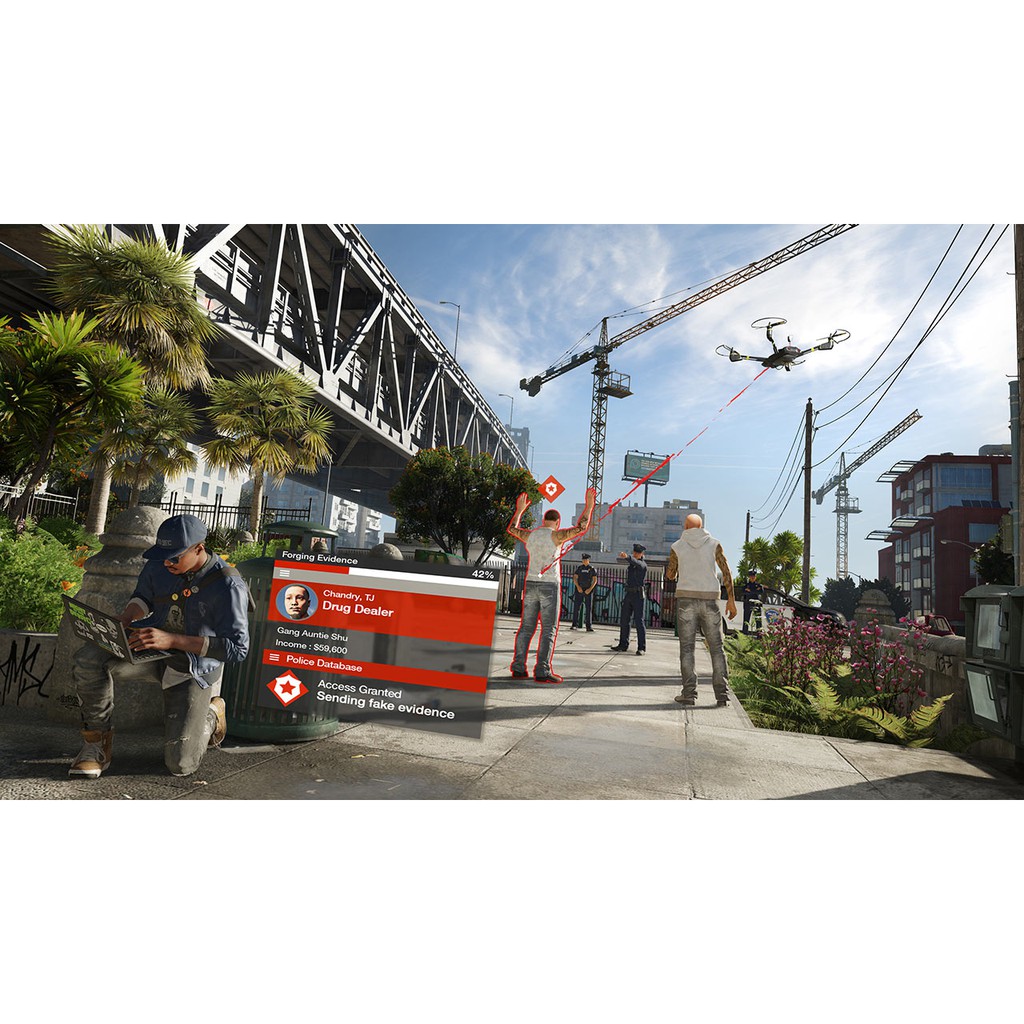 Đĩa Game PS4 - Watch Dogs 2 Hệ US