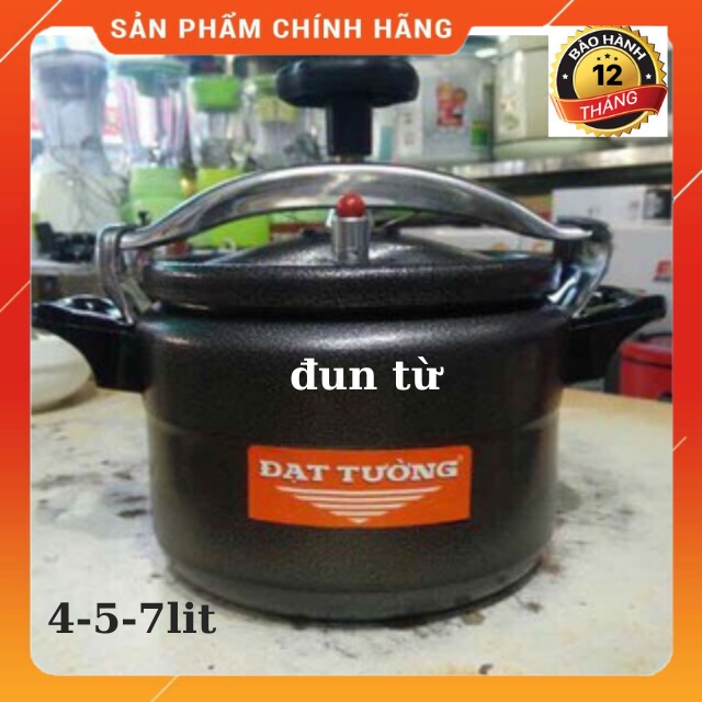 Nồi Áp Suất Đạt Tường -Dung Tích 4-5-7lit-Dùng Được Cho Bếp Ga-Bếp Từ -Ninh Xương -Hầm Cháo -Hàng Chính Hãng-Bh 12t