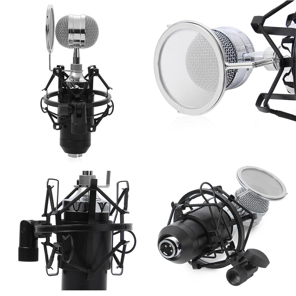 Mic thu âm BM8000 hát Karaoke chuyên nghiệp trên Máy tính, Điện thoại