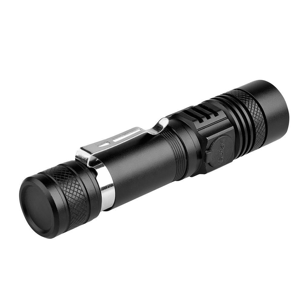 Đèn Pin Mini 3 Chế Độ Sáng Sạc Usb Tiện Dụng