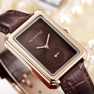 Đồng hồ nữ dây da mặt vuông thời trang