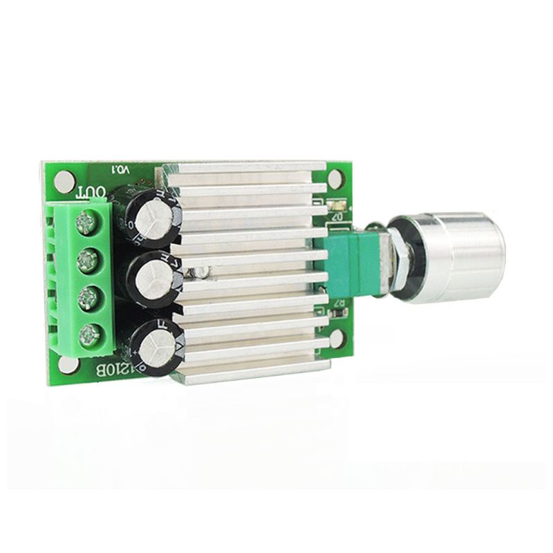 Bộ công tắc điều chỉnh tốc độ động cơ quạt 12V 24V 10A PWM DC