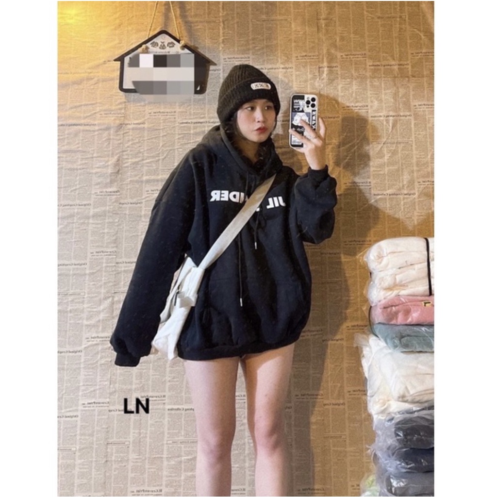 Áo hoodie áo khoác nỉ nam nữ form rộng unisex KONOVA chất liệu dày dặn có mũ đẹp