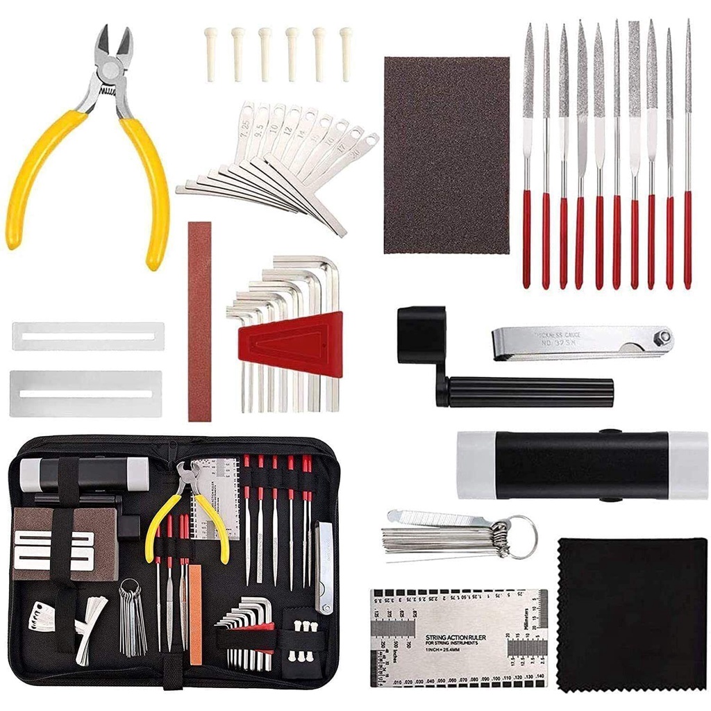 YOLA Set 45 Dụng Cụ Vệ Sinh Dây Đàn Ghi Ta Chuyên Dụng