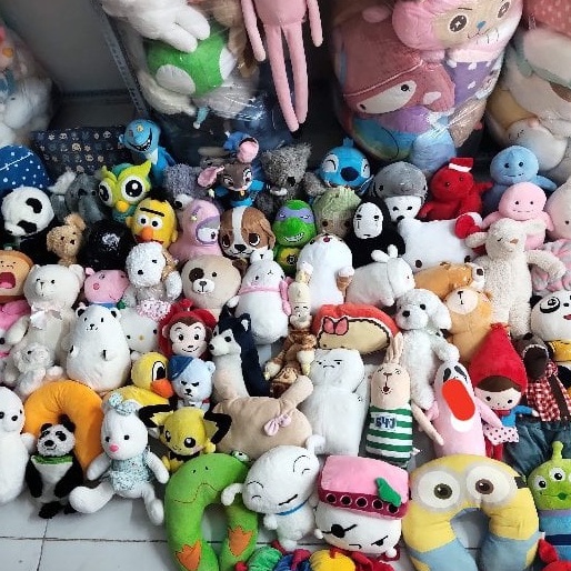 set 4 con gấu bông size 25 - 30cm (hàng si 98%)