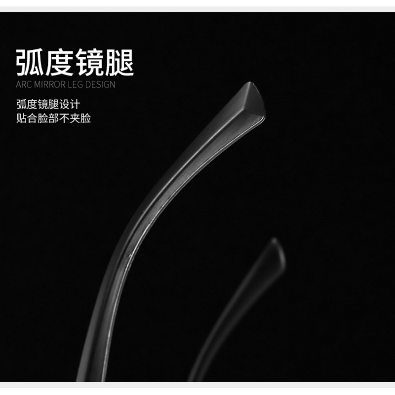 Kính Mát Nửa Gọng Cổ Điển TR90 Chống Ánh Sáng Xanh Cho Nam / Nữ