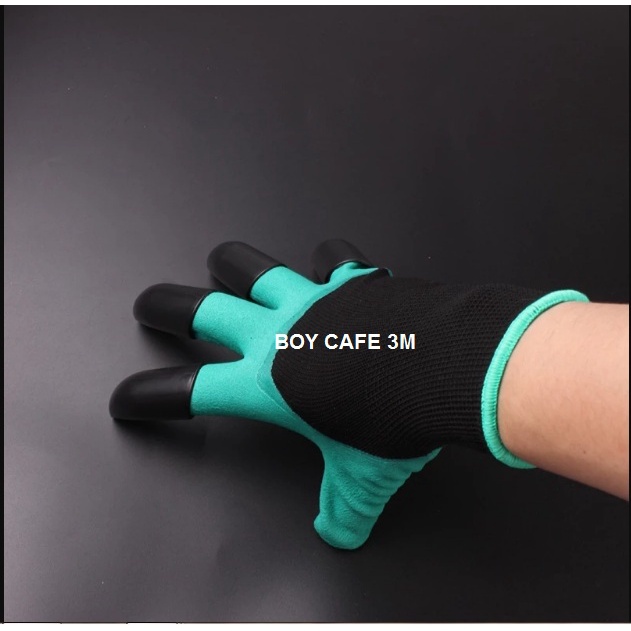 GĂNG TAY LÀM VƯỜN CHUYÊN DỤNG CÓ MÓNG VUỐT BỚI ĐẤT TIỆN LỢI