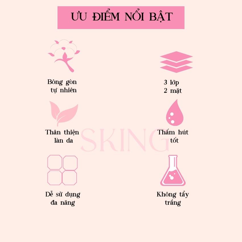 Bông tẩy trang Ipek cotton pads 130 miếng