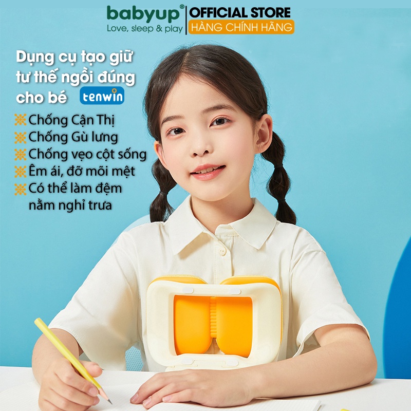 Giá đỡ chống cận thị cho bé Babyup Tenwin. Dụng cụ chống gù lưng trẻ em. Kẹp gắn vào bàn học điều chỉnh tư thế chuẩn