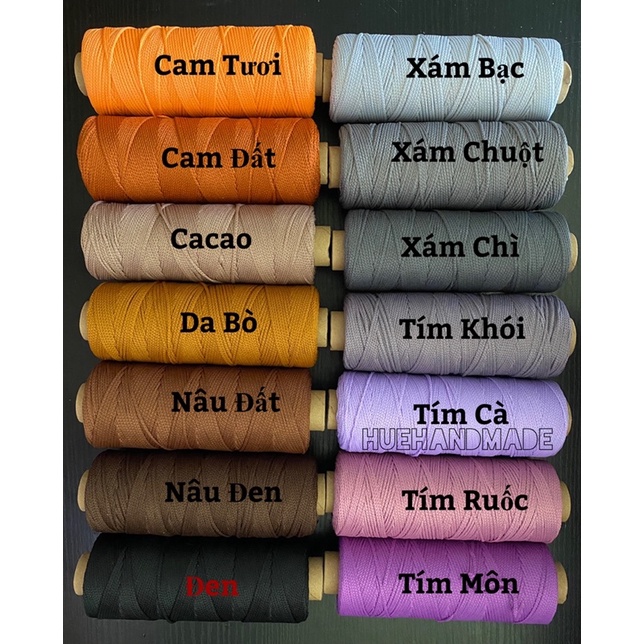 Sợi Dệt Cotton 2mm - Bảng 1- Dệt Craft Yarn VN