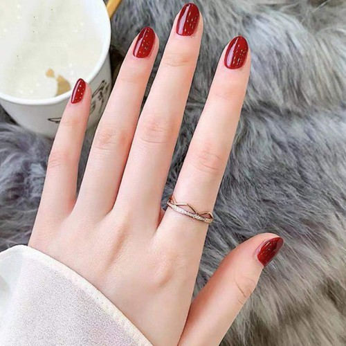 Nhẫn Nữ Hình Vương Miện Titan Ko Đen TT 2239