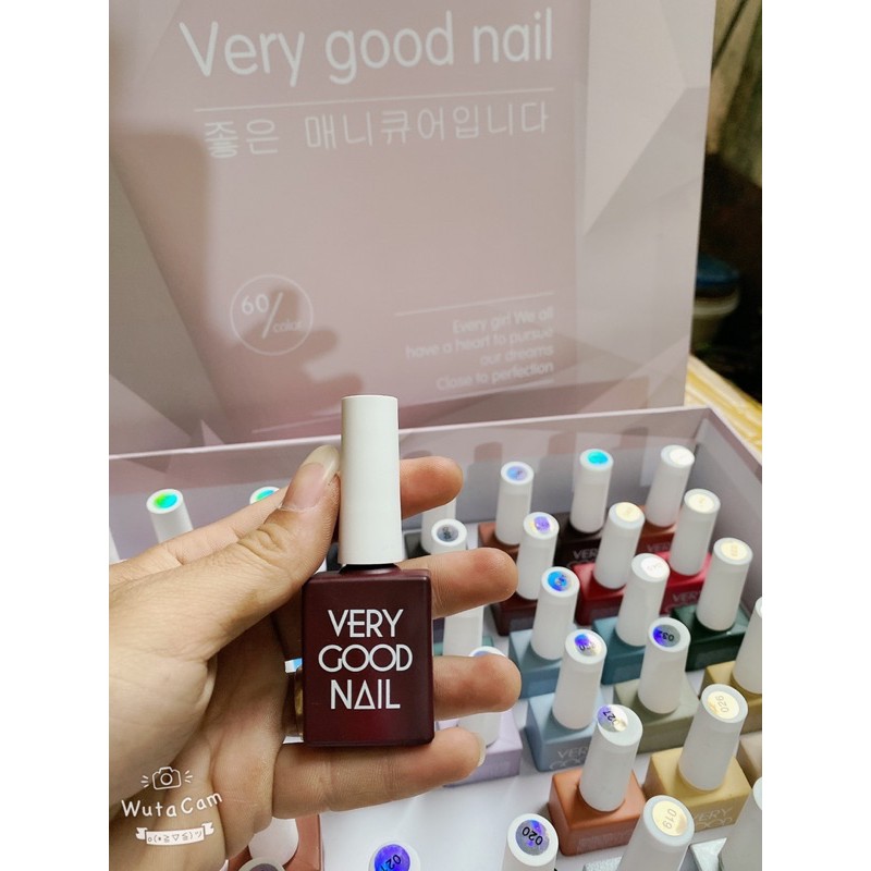 Sét sơn VERY GOOD NAIL 60 màu tặng cặp base top và bảng màu