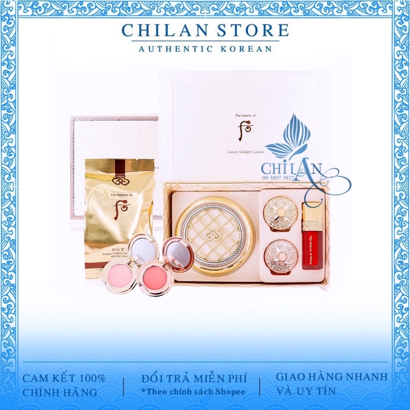 [Chính hãng Có Tem] Phấn nước Whoo Luxury Golden Cushion Glow  Bản Limited 2020 30g | BigBuy360 - bigbuy360.vn