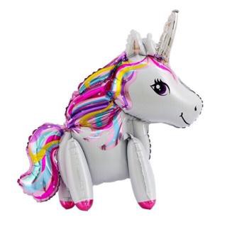 Bóng ngựa pony unicorn 4D nguyên con trang trí 70cm