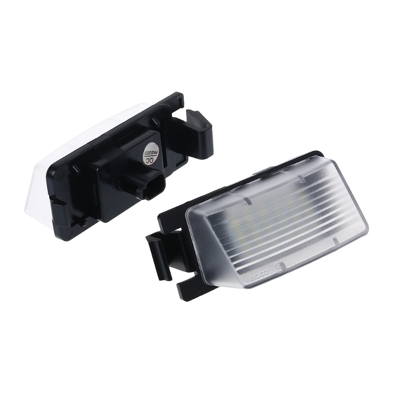 Set 2 Đèn LED 12V 18 Bóng Gắn Biển Số Xe Ô Tô / Cửa Ra Vào
