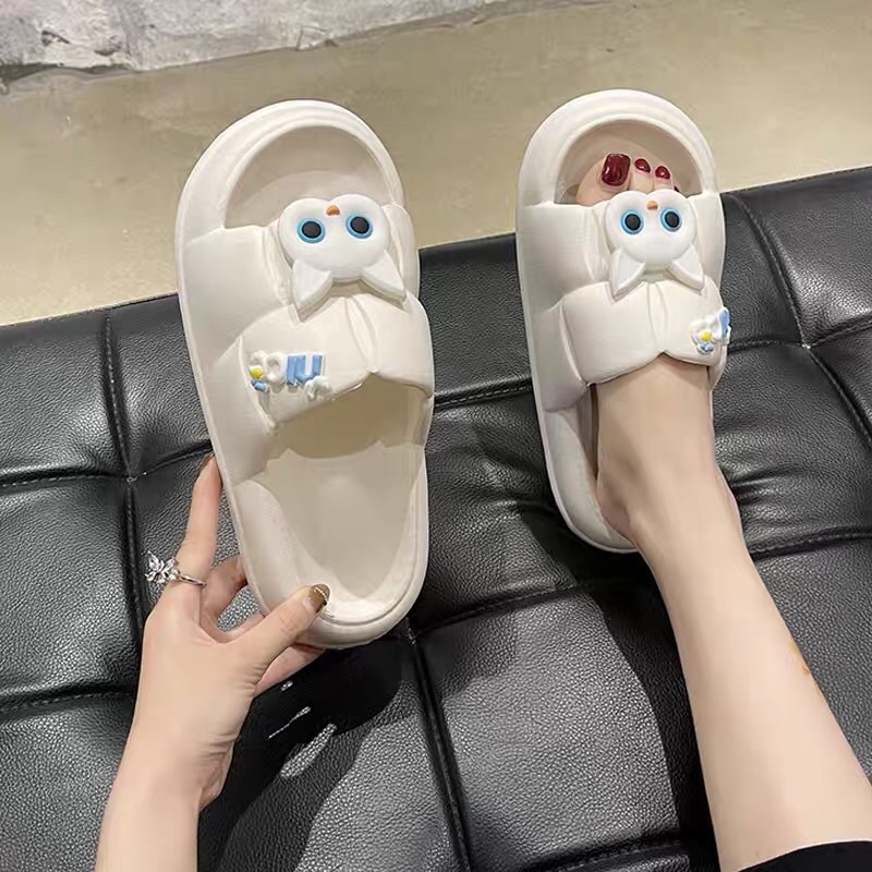 Dép bánh mỳ size kép hàng đẹp MEO BACMAN & GẤU KUTE