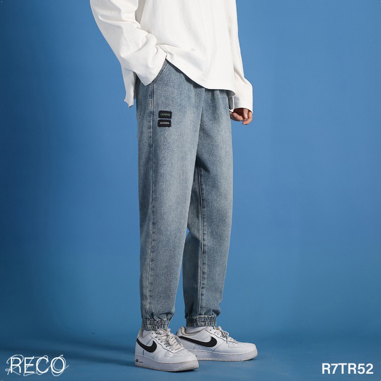 Quần jean nam nữ Hàn Quốc cao cấp dáng rộng Trousers Loose R7TR52