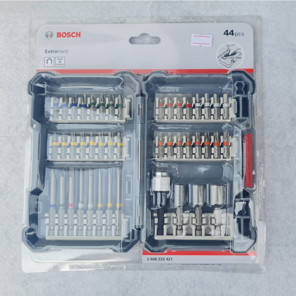 Bộ vặn vít Pick & Click 44 món Bosch 2608522421