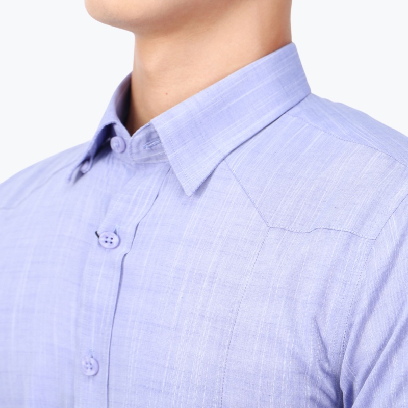 Áo sơ mi dài tay Nam Owen Bamboo Regular Fit Xanh - AR220132D