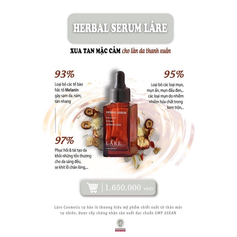 Combo Loại Bỏ Tàn Nhang, Nám của Láre Thanh Dược