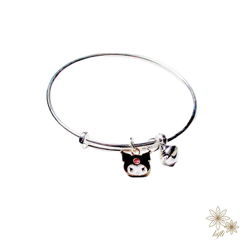 SANRIO Mới Vòng Đeo Tay Họa Tiết Kuromi Dễ Thương Bắt Mắt Sành Điệu