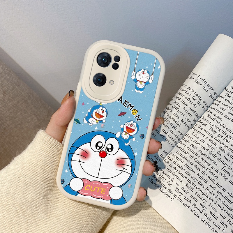Ốp Điện Thoại Dẻo Họa Tiết Hoạt Hình Doremon Dễ Thương Chống Rơi Cho OPPO Reno8 Z 5G 2022
