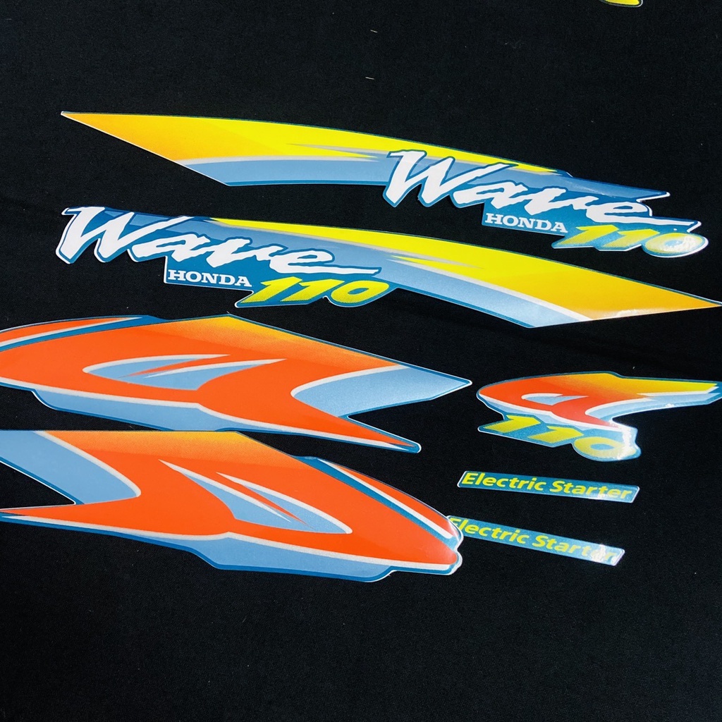 BỘ TEM RỜI DÁN FULL XE WAVE 110 ĐỜI 1999