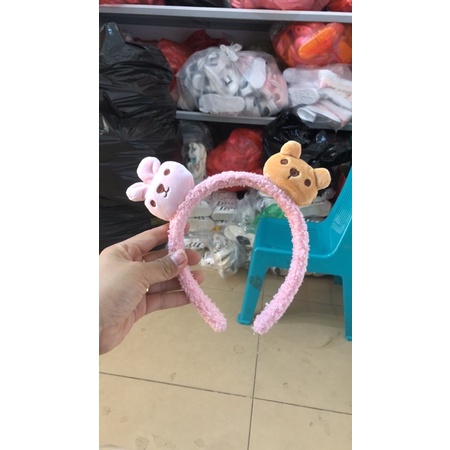 Bờm băng Đô nơ gấu cho bé gái và nữ